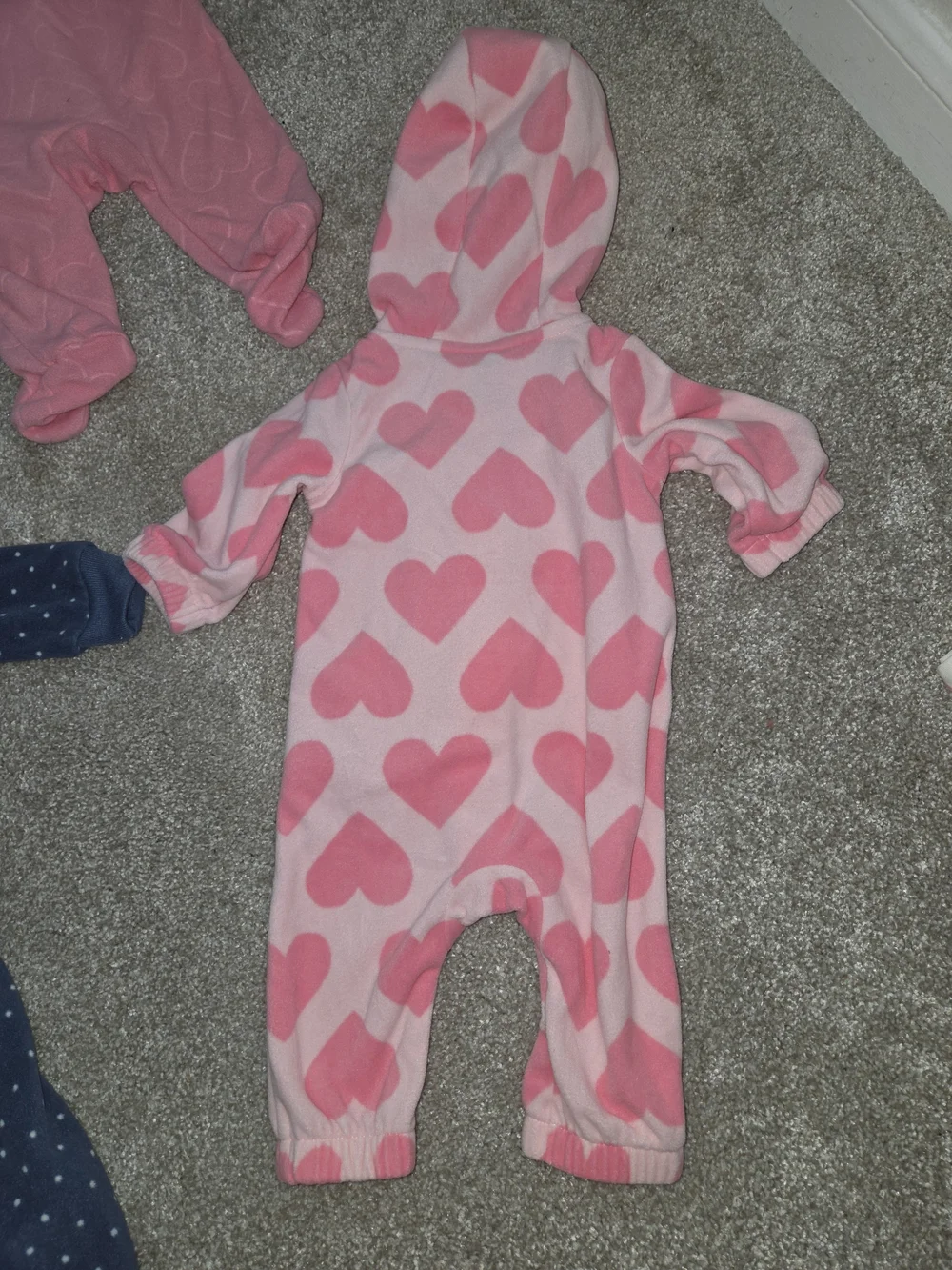 Carter's Girls' Bundle Of 4 Mixed Fleece Sleepers